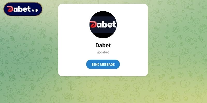 Telegram - Kênh liên hệ Dabet đảm bảo an toàn, bảo mật tuyệt đối cho mọi thông tin